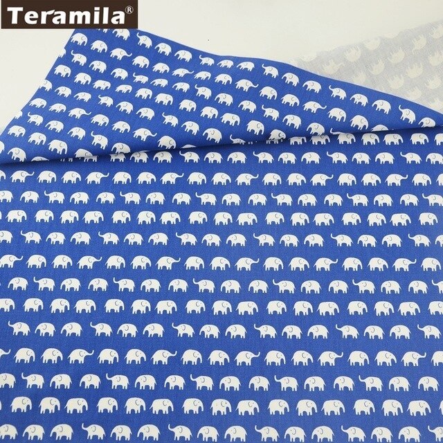 Teramila 100% Cotton Fabric Meters 50x160cm Animal Cartoon Design Telas DIY Patchwork Cloth Craft Tissus Qulits Sewing Bedsheet