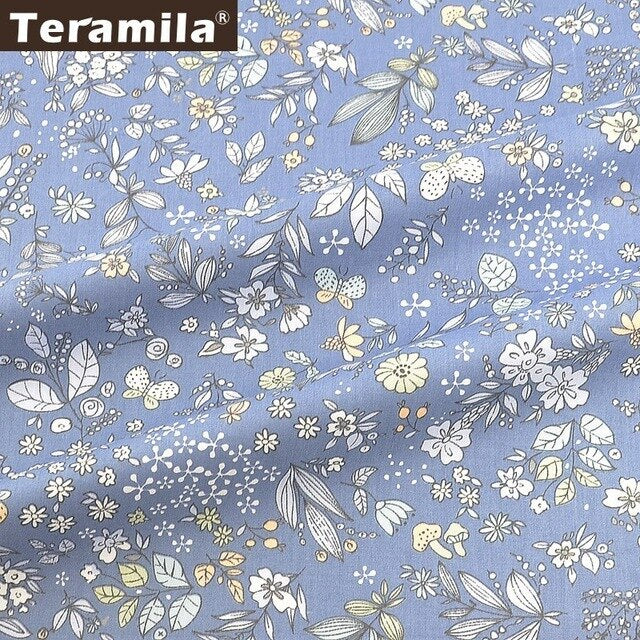 Teramila 100% Cotton Fabric Flowers Animal Cartoon Design Telas Patchwork Algodon Cloth 50x50cm Tissu DIY Baby Quilts Cushion