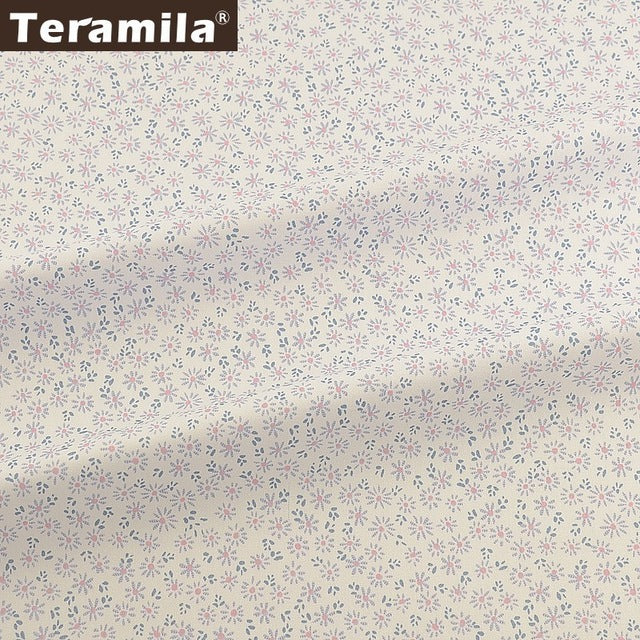 Teramila 100% Cotton Fabric Flowers Animal Cartoon Design Telas Patchwork Algodon Cloth 50x50cm Tissu DIY Baby Quilts Cushion